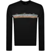 PAUL SMITH PAUL SMITH DESERT STRIPE SWEATSHIRT BLACK