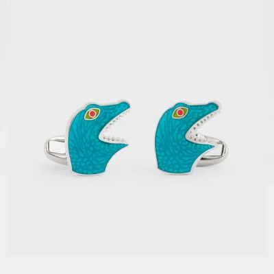 Paul Smith 'dino' Cufflinks Blue