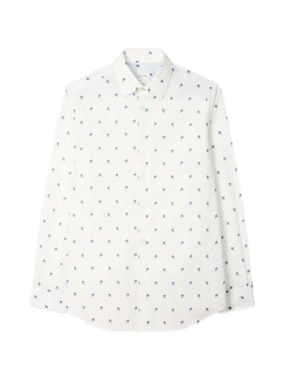 Paul Smith Ditsy Flower Shirt In White