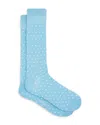 Paul Smith Jeremy Polka-dot Cotton-blend Socks In Blue