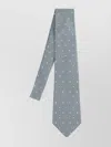 Paul Smith Dotted Pointed Tip Ties With Keeper Loop
