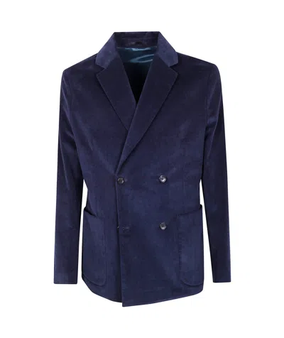 PAUL SMITH PS PAUL SMITH DOUBLE-BREASTED CORDUROY BLAZER
