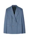 Paul Smith Double-breasted Blazer In Blue