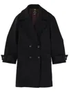 Paul Smith Double-breasted Coat In Black