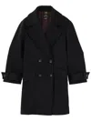 Paul Smith Double-breasted Coat In Black