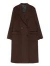 Paul Smith Wool And Cashmere Coat In Brown