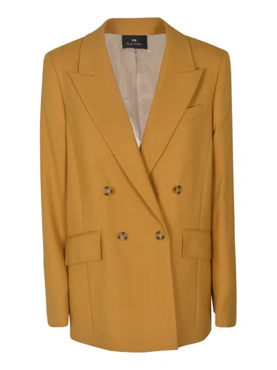 Paul Smith Double-breasted Tri-pocket Dinner Jacket In Acid