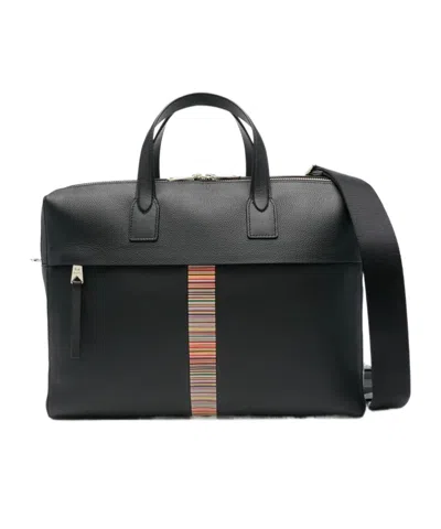 PAUL SMITH SIGNATURE STRIPE BRIEFCASE