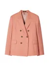 Paul Smith Double-breasted Blazer In Pink