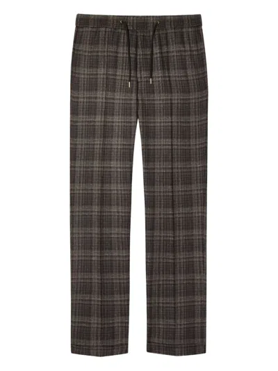PAUL SMITH DRAWSTRING CHECKED TROUSERS