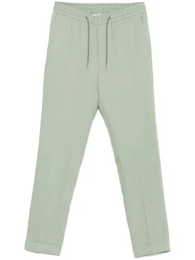 PAUL SMITH PAUL SMITH DRAWSTRING LINEN TROUSERS