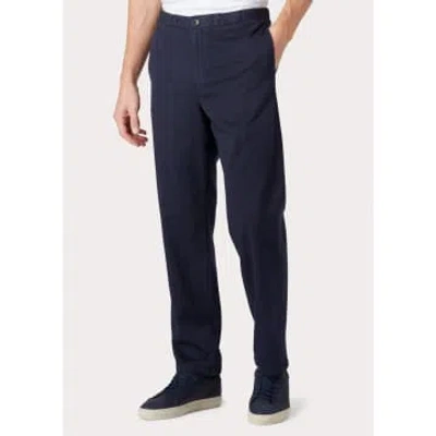 Paul Smith Drawstring Relaxed Fit Trousers Col: 49 Navy, Size: L In Blue