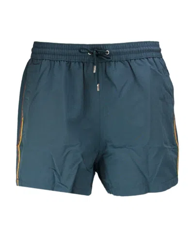 Paul Smith Drawstring Swim Shorts In Blue