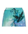 Paul Smith Drawstring Swim Trunks In Blue