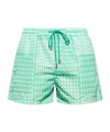 Paul Smith Drawstring Swimming Trunks In Green
