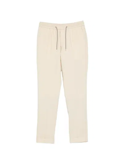 Paul Smith Drawstring Trousers In White