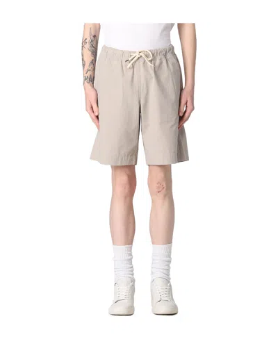 Paul Smith Drawstring-waist Organic Cotton Shorts In Nude
