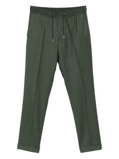 Paul Smith Drawstring-waist Trousers In Green