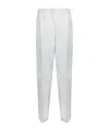 Paul Smith High-waisted Cream Trousers With Tailored Cut