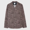 Paul Smith Dusky Pink 'leopard' Print Viscose Shirt In Pink