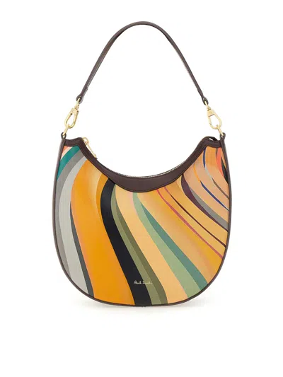 Paul Smith Dusky Swirl Mini Hobo Bag In Multicolour