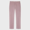 Paul Smith Dusty Maeve Linen Tapered-fit Trousers Purple In Purple