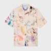 Paul Smith Abstract-print Cotton Shirt In Multicolour