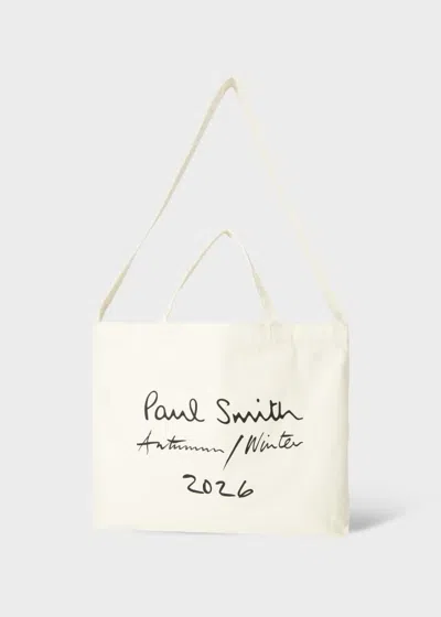 Paul Smith Ecru Autumn/winter 26 Tote Bag White