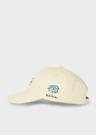Paul Smith Ecru 'dream Factory' Cap White In Neutral