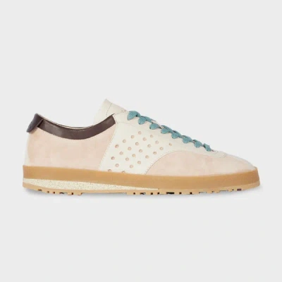Paul Smith Ecru Leather 'zephyr' Trainers White