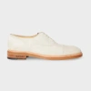 Paul Smith Ecru Suede 'balthazar' Shoes White In White