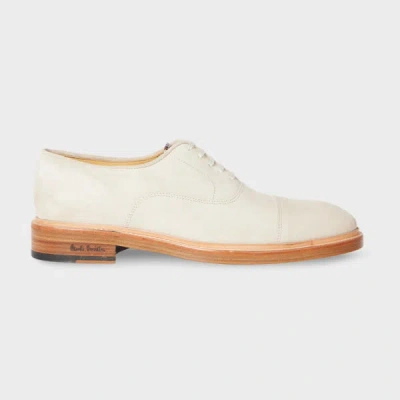 Paul Smith Ecru Suede 'balthazar' Shoes White