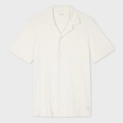 Paul Smith Ecru Towelling Lounge Shirt White