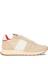 Paul Smith Eighties Stripe Panel Sneakers In Neutral