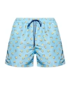 Paul Smith Elastic Waist Swimming Trunks In Blue