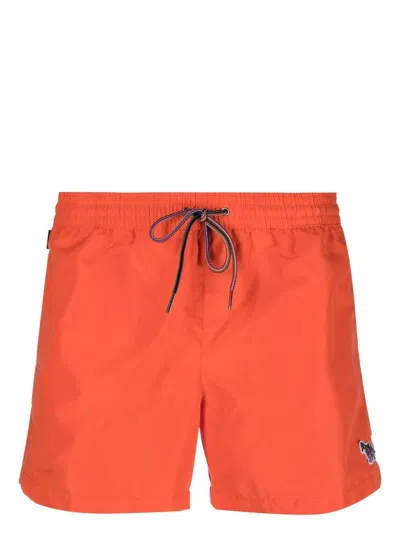Paul Smith Swimming Shorts In Orange