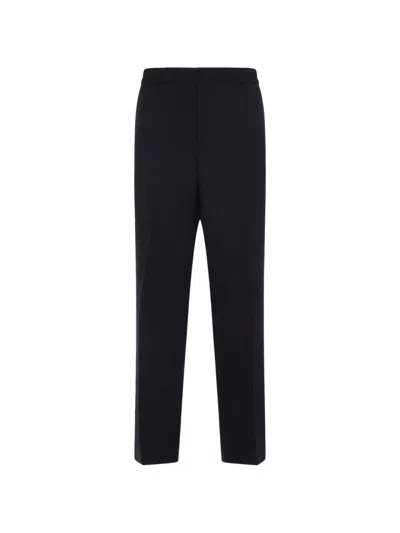 Paul Smith Elasticated Wool Trousers In Multi