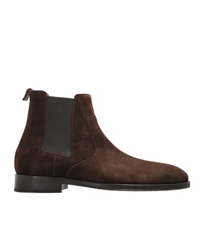 PAUL SMITH PAUL SMITH ALMOND TOE ANKLE BOOTS