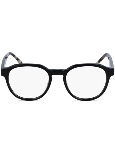 Paul Smith Elba Geometric-frame Glasses In Black