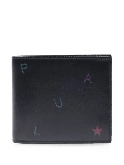 Paul Smith Embossed Billfold Wallet In Black