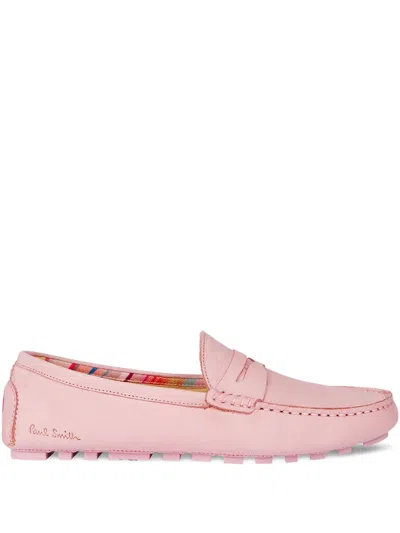PAUL SMITH EMBOSSED-LOGO LOAFERS