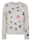 Paul Smith Embroidered Floral Fauna Jumper In Multi