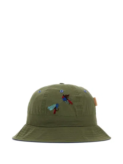 Paul Smith Embroidered Panel Bucket Hat In Green
