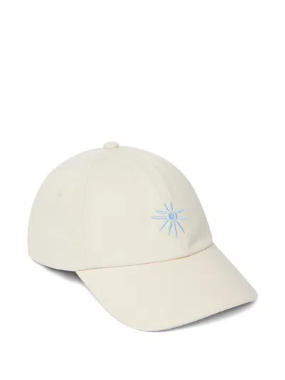 Paul Smith Embroidered-logo Cap In Gray