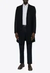 Paul Smith Essential Wool Blend Coat In Black