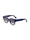Paul Smith Etta Geometric-frame Sunglasses In Blue