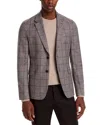 Paul Smith Extra Slim Fit Windowpane Sport Jacket In Gray