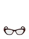 Paul Smith Brille Mit Geometrischem Gestell In Brown
