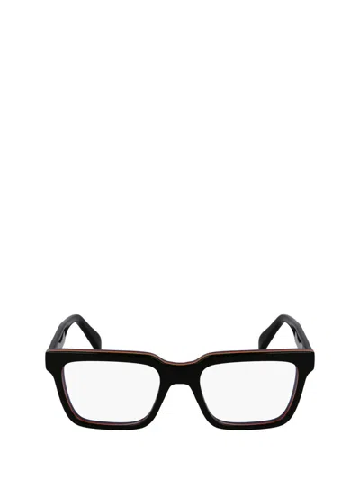 Paul Smith Eyeglasses In Black Multistripes