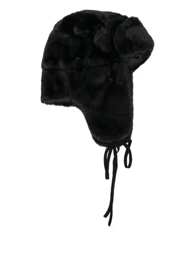 Paul Smith Faux Fur Hat In Brown